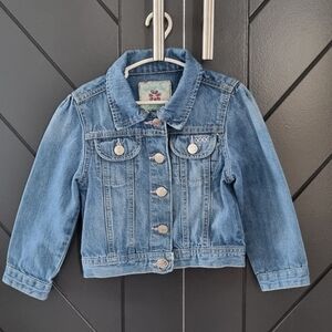 Cherokee vintage girl toddler collection denim jacket 3T 4T cowboy rodeo jacket